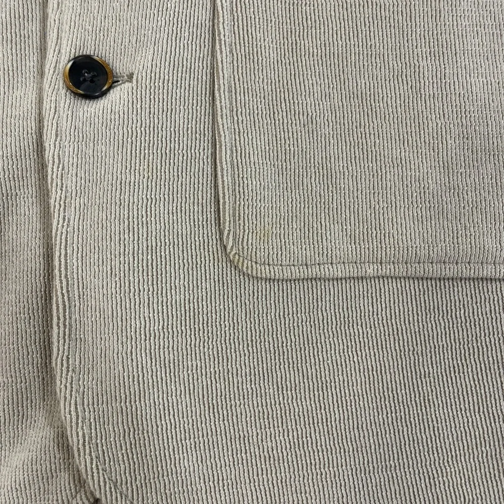 32 Bar Blues Corduroy Blazer Mens Medium Tan Beige Cotton Sport Coat Jacket M
